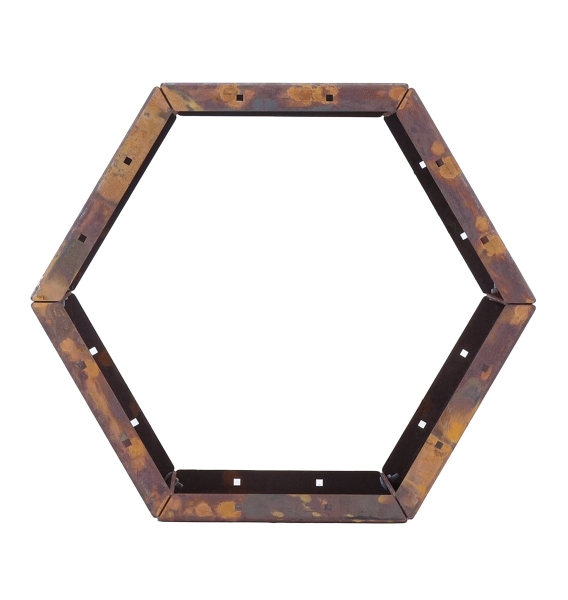 MAGNUS Brennholzregal R162 Rost Kaminregal Holzregal Ofenregal Regal 