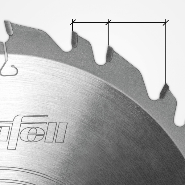 MAFELL Hartmetall Sägeblatt GT 160 x 1,2/1,8 x 20 mm - 15-3 Zähne - Ersatzblatt 