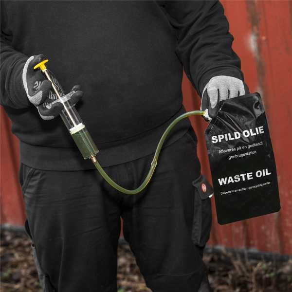 TEXAS 40-11336 Öl Absaugkit Ölwechselset Ölpumpe mit Altölbeutel 