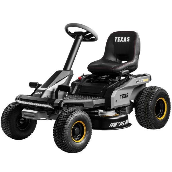 TEXAS Epsilon R7600Li Akku-Rider mit 76 cm Schnittbreite für bis zu 3000 m² 