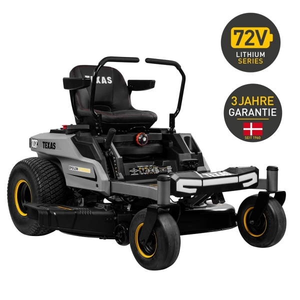 TEXAS Epsilon ZT10700Li Zero-Turn Akku-Rider mit 107 cm Schnittbreite 