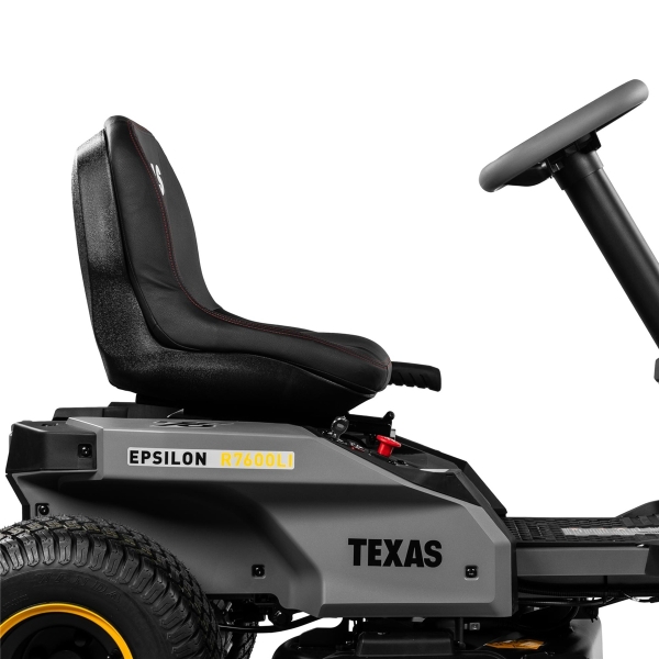 TEXAS Epsilon R7600Li Akku-Rider mit 76 cm Schnittbreite für bis zu 3000 m² 