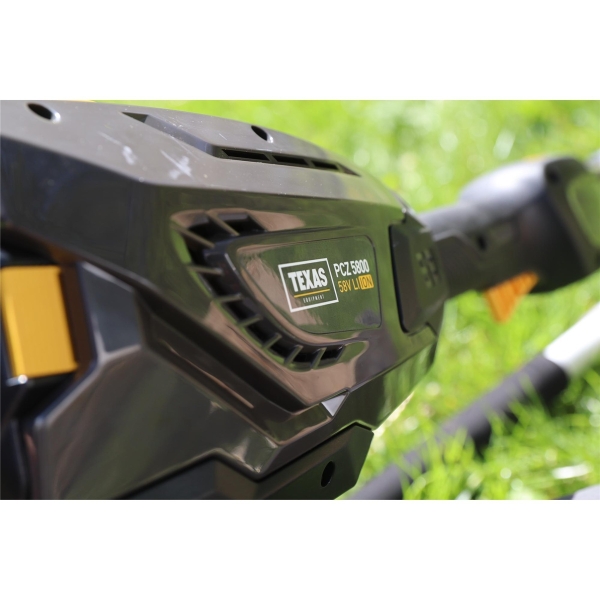 TEXAS PCZ5800 Profi Akku 58V Hochentaster Kettensäge inkl. 4Ah Akku u. Ladeg. 