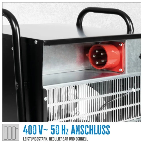 Bauheizer GÜDE GH 15EV 400V 15kW Heizgerät Heizlüfter Elektroheizer Heizgebläse  