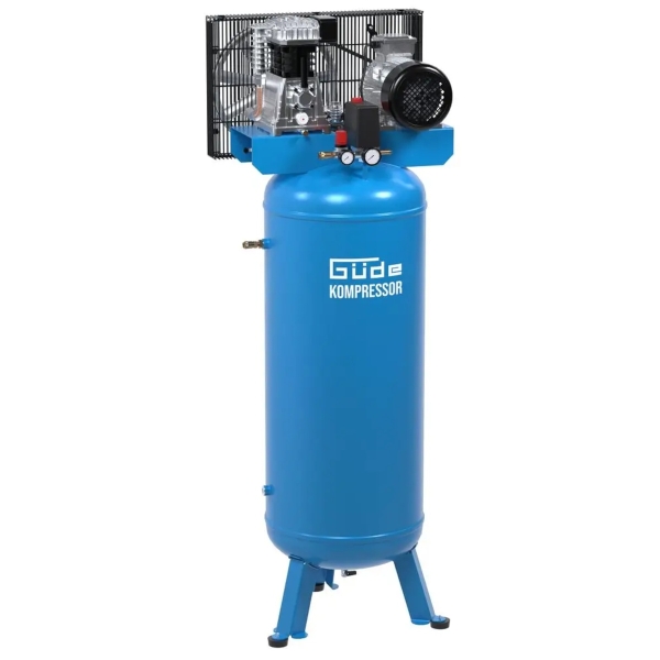 GÜDE Kompressor 485/10/200 ST mit 200L Kessel und 3kW Motor für 10 bar Druck
 