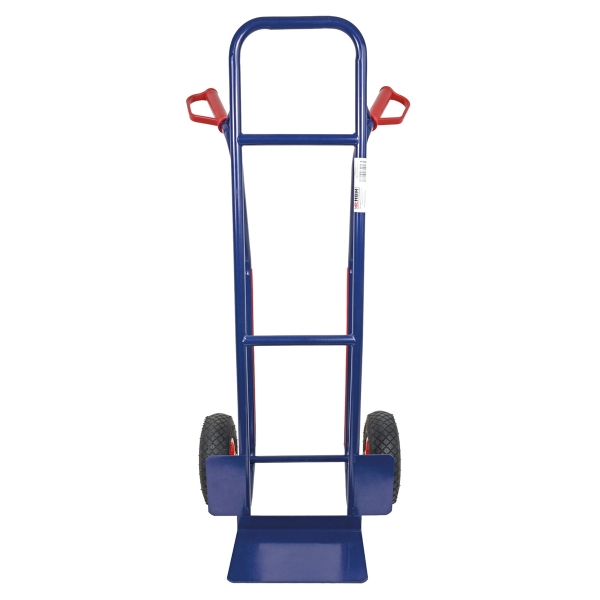 HBH® Sackkarre 200kg Luftreifen TK200LU04, hoher Ramen, blau, Transportkarre  