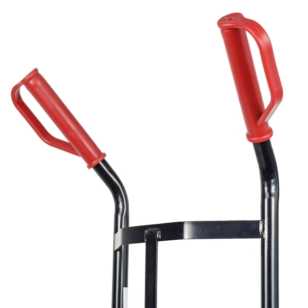 HBH® Sackkarre 200kg Pu-Rad TK200PU01 schwarz Transportkarre Vollgummireifen 