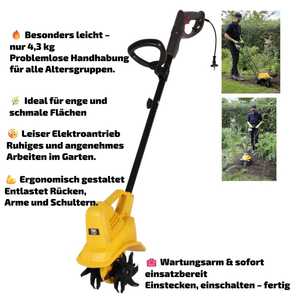 TEXAS El Tex 300 elektro Bodenhacke Gartenhacke Motorhacke Bodenfräse Kultivator 