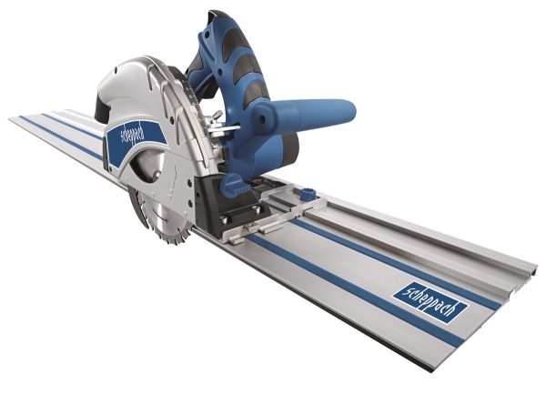 SCHEPPACH PL55 Tauchsäge Tauchkreissäge mit Führungsschiene Handkreissäge 1200W 
