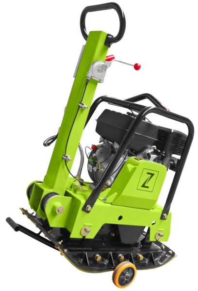 ZIPPER Rüttelplatte Rüttler Bodenverdichter ZI-RPE160C inkl. Gummim. u. Fahrwerk 