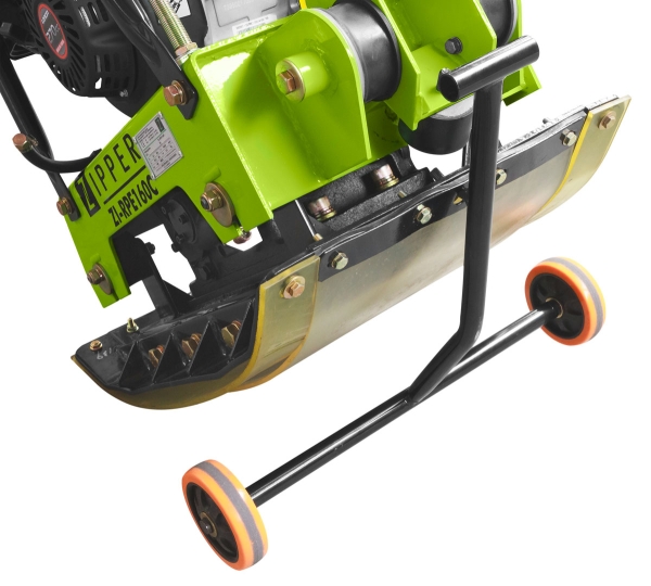 ZIPPER Rüttelplatte Rüttler Bodenverdichter ZI-RPE160C inkl. Gummim. u. Fahrwerk 