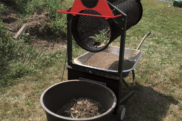 SCHEPPACH Erdsieb Trommelsieb RS400 Gartenrollsieb Kompostsieb Siebtrommel 230V
