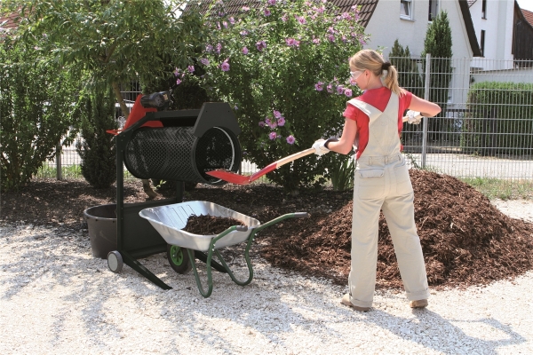 SCHEPPACH Erdsieb Trommelsieb RS400 Gartenrollsieb Kompostsieb Siebtrommel 230V