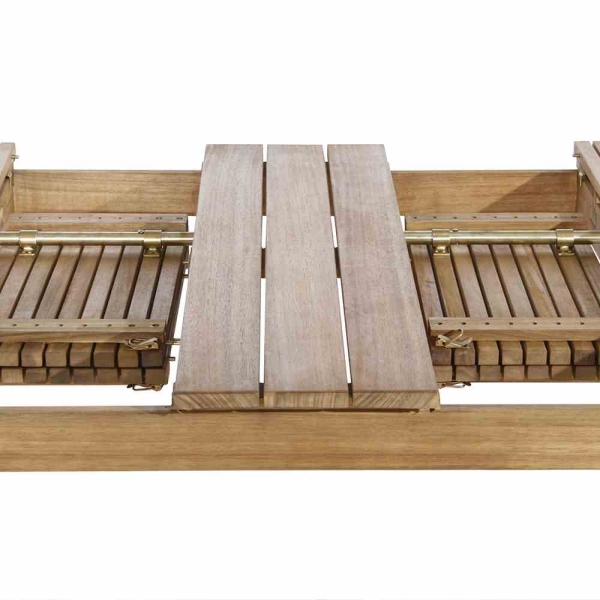 SIENA GARDEN Ausziehtisch Falun 150/175/200x100x74 cm Akazie natur rechteckig 