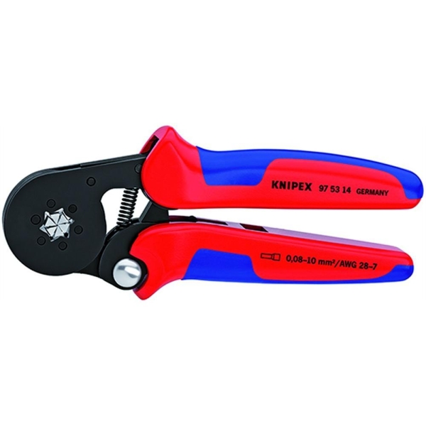KNIPEX 0304849 Kerbzange, mechanisch, Aderendhülsen, 0,08-6mm², AWG0-20, Kerbung ***NEU*** 