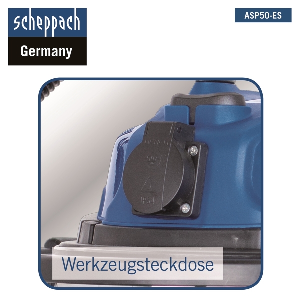 SCHEPPACH ASP50-ES Nass-/Trockensauger Staubsauger Industriesauger 