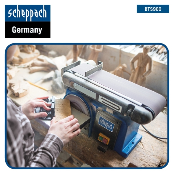 SCHEPPACH BTS900 Bandschleifer & Tellerschleifer Kombi-Schleifer Schleifmaschine 