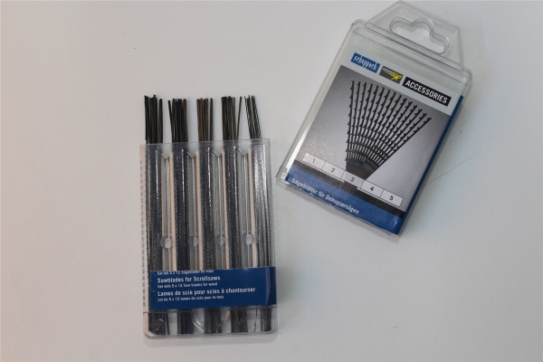 SCHEPPACH Universal Sägeblätter 60 Stk für Dekupiersäge 130x75x16 *2.WAHL* 