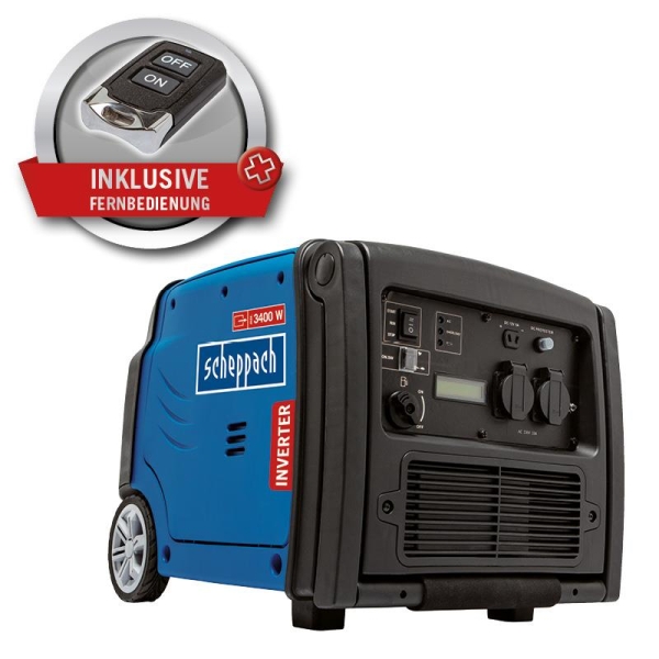 SCHEPPACH SG3400i Inverter Stromerzeuger Notstromaggregat Generator Benzin 5,1PS