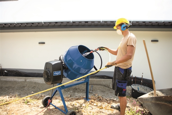 SCHEPPACH Mix 200 L Betonmischer Mörtelmischer Zementmischer Betonmischmaschine 