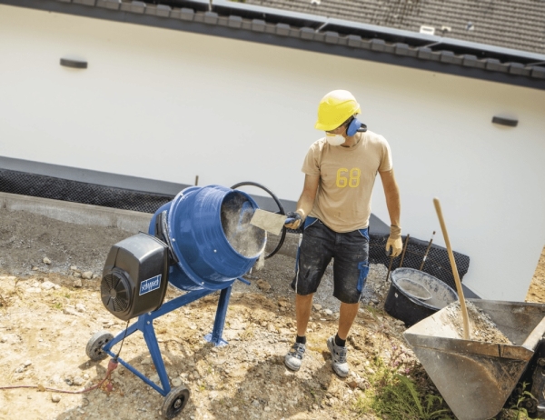 SCHEPPACH SET Mix 180 L Betonmischer Mörtelmischer inkl Siebtrommel Kompostsieb 