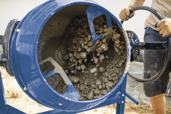 SCHEPPACH SET Mix 180 L Betonmischer Mörtelmischer inkl Siebtrommel Kompostsieb 