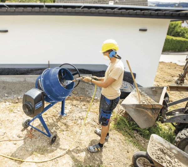 SCHEPPACH SET Mix 180 L Betonmischer Mörtelmischer inkl Siebtrommel Kompostsieb 