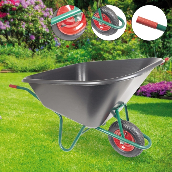 BPA Großmuldenkarre Schubkarre Agrarkarre Futterkarre 1-Rad 240l *2.WAHL* 