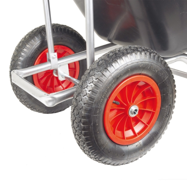 BPA Großmuldenkarre Zweirad Schubkarre Agrarkarre Futterkarre 2Rad 240l  *2.WAHL* 