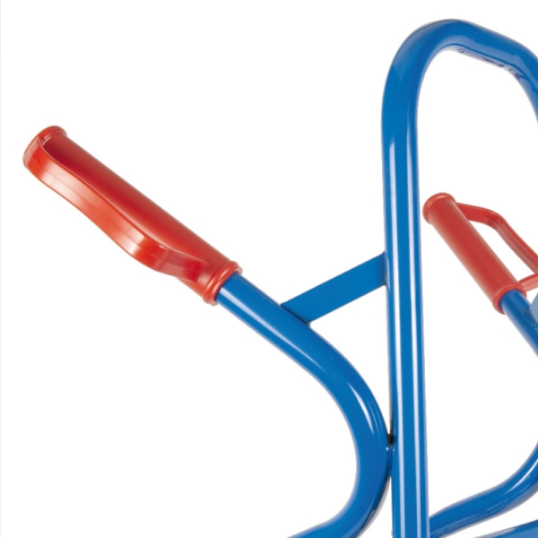 TRESTLES Profi Sackkarre Transportkarre Vollgummi Rad 250kg S04 blau *Gebraucht* 