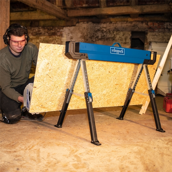 SCHEPPACH MWB600 Sägebock Universalbock Bock Unterstellbock 589kg 2 Stück 