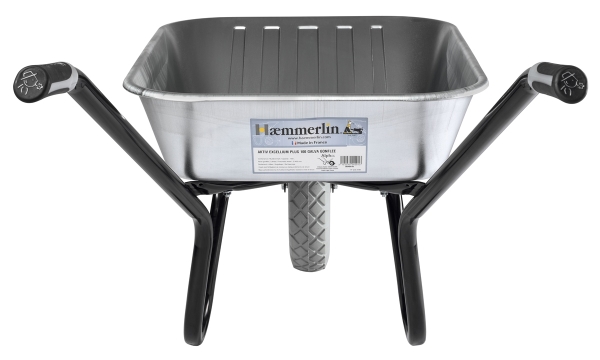 HAEMMERLIN Profi Bauschubkarre Schubkarre Aktiv Excellium Plus 100 PU Rad 250kg 