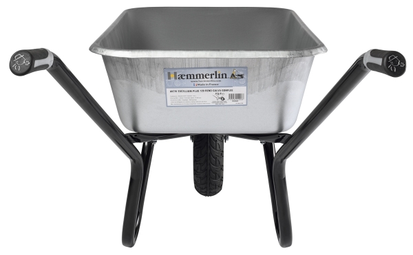 HAEMMERLIN Bauschubkarre Schubkarre Aktiv Excellium Plus 120 Luftrad 120l 250kg 