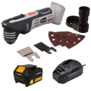 Batavia Akku Multitool Multifunktionswerkzeug Oszillierer 1x4Ah Akku+Ladeg.