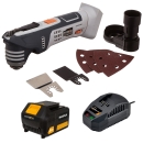 Batavia Akku Multitool Multifunktionswerkzeug Oszillierer 1x5Ah Akku+Ladeg.