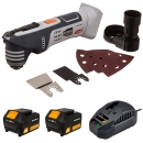 Batavia Akku Multitool Multifunktionswerkzeug Oszillierer 2x4Ah Akku+Ladeg.