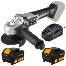 Batavia Profi Akku Winkelschleifer Brushless Trennschleifer 2x4Ah Akku+Ladeg.