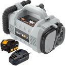 Batavia Akku-Kompressor Akku Luftpumpe Druckluftkompressor 1x5Ah Akku+Ladeg.