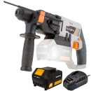 Batavia Profi Akku Bohrmaschine Schlagbohrmaschine Bohrhammer 1x5Ah Akku+Ladeg.