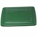 GARANTIA Deckel für Regentonne rechteckig 210 Liter, Kunststoff, Grün, 70x70x6cm