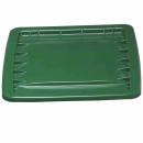 GARANTIA Deckel für Regentonne 400l rechteckig, Grün, Kunststoff, 80x80x33 cm