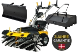 TEXAS Smart Sweep 1000E SET Kehrmaschine Benzin Schneeschieber Laubsammler 100cm
