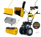 TEXAS Kehrmaschine Benzin Schneeräumer Schneefräse Laubsammler Combi 800TG 6in1