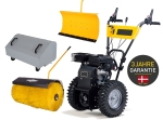 TEXAS Kehrmaschine Benzin Combi 800B Briggs Set 4in1 Schneeräumer Laubsammler