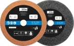 GÜDE Schleifscheibe Set Ersatzscheibe 75x10x20mm K120/400 für Schleifer GDS75 