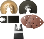 GÜDE Multiwerkzeugset 8 teilig Zubehör für Multiwerkzeug 