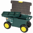 SIENA GARDEN Gartenwagen Rollsitz Hocker Wagen Lagerbox für Werkzeug  ***NEU***