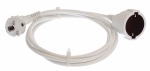 as-Schwabe 50311 PVC-Verlängerung 3m, weiß, Stecker u. Kupplung ***NEU***