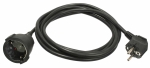 as-Schwabe 50312 PVC-Verlängerung 3m, schwarz, Stecker u. Kupplung ***NEU***