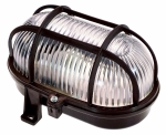 as-Schwabe 56111 Oval-Leuchte 60W, schwarz, Fassung E27 ***NEU***